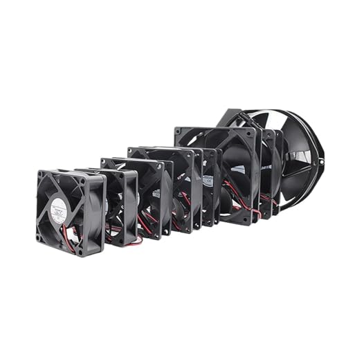 PVTLCYBI 1 Ventilador sin escobillas 6020 6025 7025 7530 8020 8025 8038 9225 9238 9733 12025 12032 12038 14025 110 V-220 V Ventilador axial(7530 75x75x30mm)