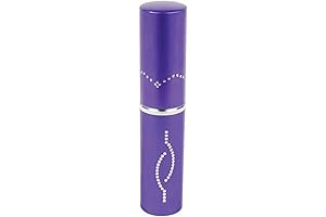 3 Million Volt Lipstick Stun Gun for Women's Self Defense with Flashlight - Purple