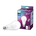 PHILIPS LED Bright Dial Frosted A21, Non-Dimmable, Eye Comfort Technology, 2605-1600-800 Lumen, Daylight(5000), 60-100-150W, Title 20 Certified, E26 Base, 1-Pack (576355)