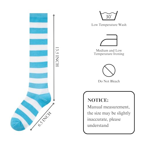 Image of Knee High Socks for Women, Long Tall Knee Tube Socks