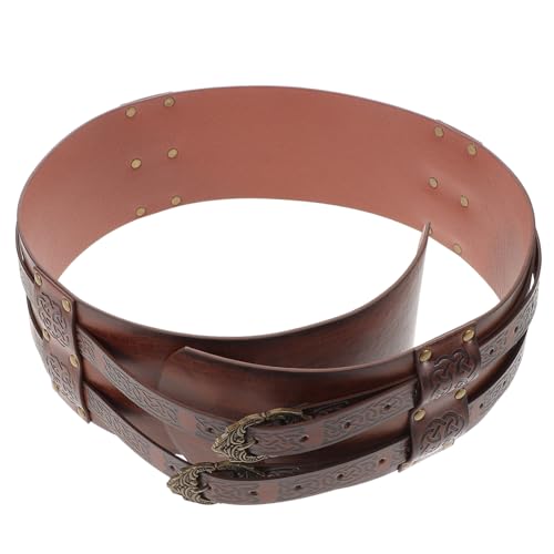 Ceinture cuir Viking large pour cosplay et costumes historiques médiévaux