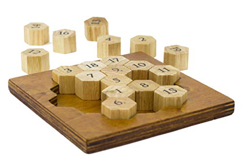 Great Minds Aristotle’s Number Brain Teaser Puzzle 3D Wooden Puzzles By Professor Puzzle. #TOP1