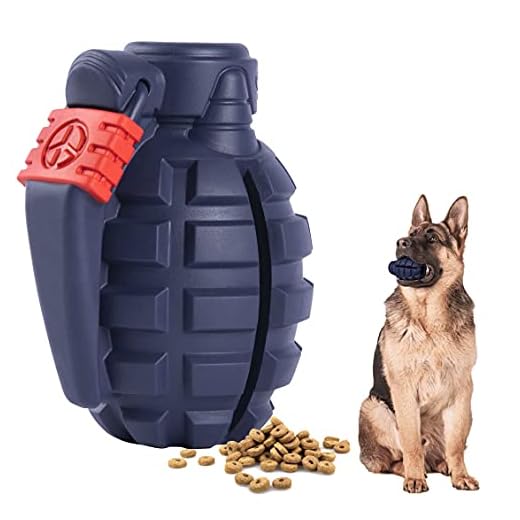 Dog Toys for Aggressive Chewers Large Breed, for German Shepherd, Indestructible Interactive Treat Dog Toys for Large Medium Breeds, Food Grade & Tough Rubber, Fun to Chew, Chase and Fetch (Blue)