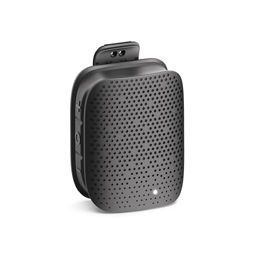 AT&T Essentials Clip Bluetooth Speaker | Mini Portable Bluetooth 5.3 Speaker with USB-C, Waterproof...
