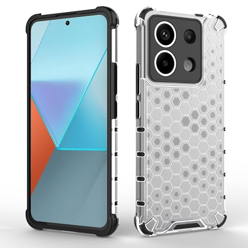Image of Glasgow Back Case Cover Compatible with [ Mi Redmi Note 13 Pro 5G ] (Stylish Design) - Transparent
