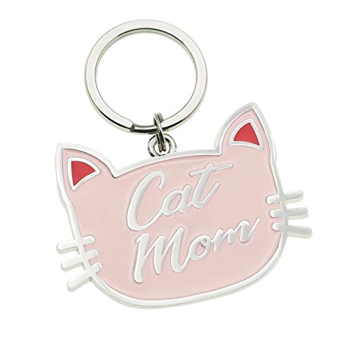 Melix Home Pink Cat Keychain Cat Mom Gifts For Cat Lovers Gifts For Women Jewelry (Keychain) #TOP8