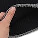 ZLYC Men Winter Knit Fisherman Beanie Hat Fashion Warm Daily Skull Cap, Cuffed Gray and Black