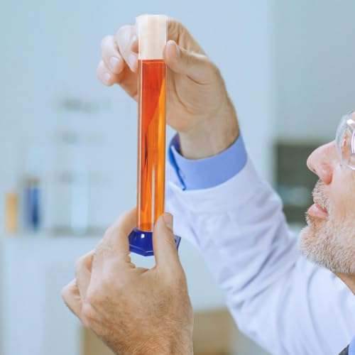 Cilindros graduados Mikikit de vidrio con probeta y cepillo de limpieza para laboratorios 4
