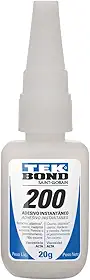 Adesivo Instantâneo Tekbond 200 20g A Bico Antientupimento, unidade