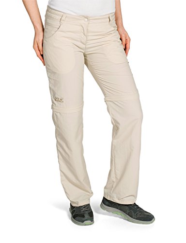 Jack Wolfskin Damen Hose Marrakech Zip Off Pants Women, White Sand, 40,...