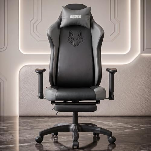 DROGO Alpha-X Ergonomic Gaming Chair with Footrest | Premium PU L...