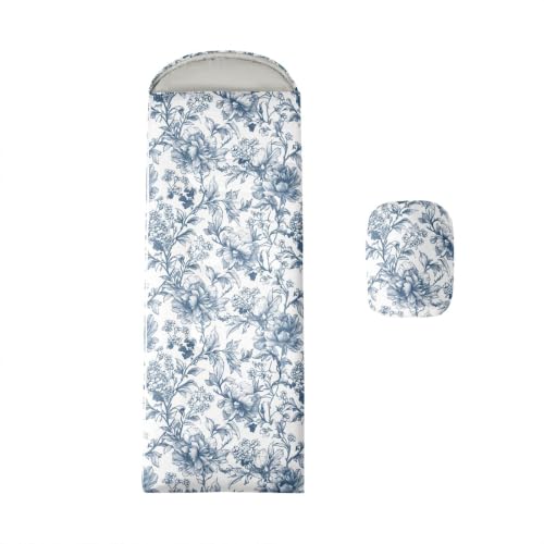 Saco de dormir floral Erosebridal Peonía para camping, ligero y compacto miniatura 1