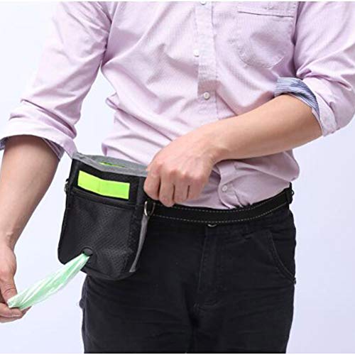 Lioobo Bolsa de tecido Oxford portátil para treinamento de animais de estimação com bolsos de recomp