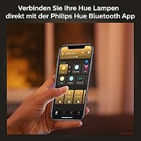 Philips Hue White E27 LED Leuchte 1-er Pack (806 lm), dimmbare LED Lampe für das Hue Lichtsystem mit warmweißem Licht, smarte Lichtsteuerung über Sprache und App – Ansicht 9