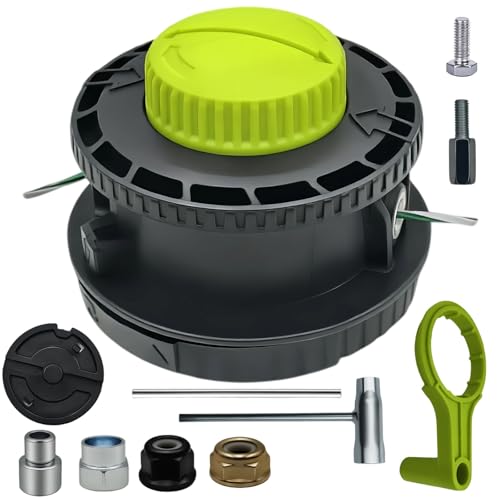 DZDY 314608005 String Trimmer Head Assembly for Ryobi Reel Easy + Bump Feed Trimmer Head Straight Shaft RY15526 RY15527 RY15529
