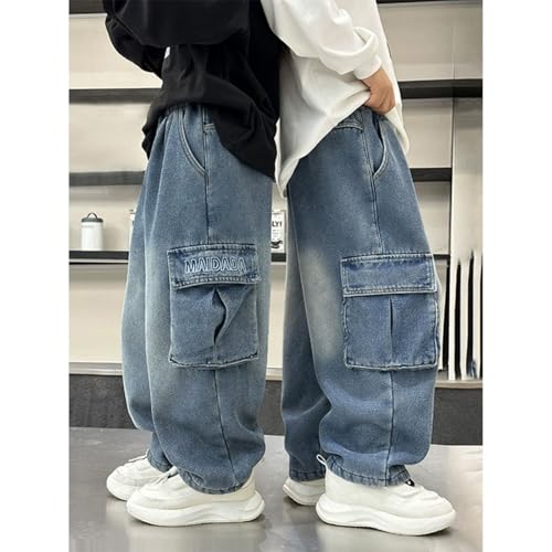 Boys Camo Pants Kids Pull on Elastic Waist Casual Loose Jogging Bottoms Elastic Cuffed Cargo Joggers 10-12 Years3