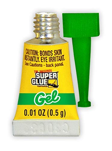 Super Glue Gel 15176-12 Single Use Minis, 0.5g, 5 Pack (Fоur Paсk)