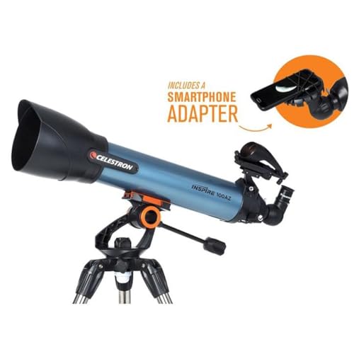 Celestron Inspire 100AZ Beginner Refractor Telescope with Phone Adapter - image 2