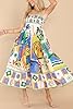Beaufident Women Spaghetti Strap Maxi Dress Colorf... #2