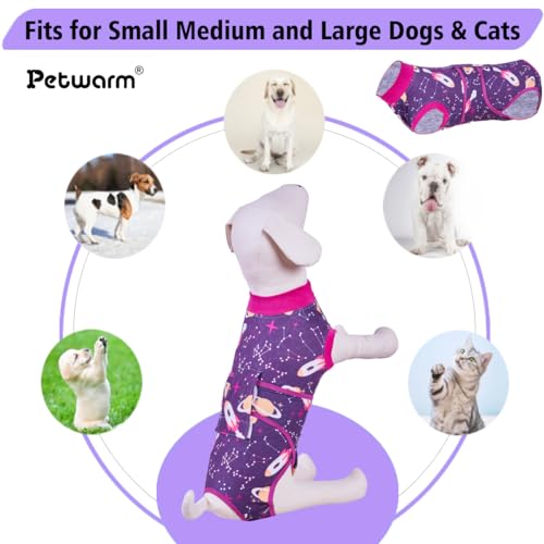 Combinaison pour chien PetWarm violette S pour soigner votre compagnon - 6