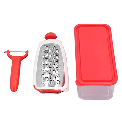 Cortador de Verduras 4 en 1 Zerodis Acero Inoxidable Rojo miniatura 5