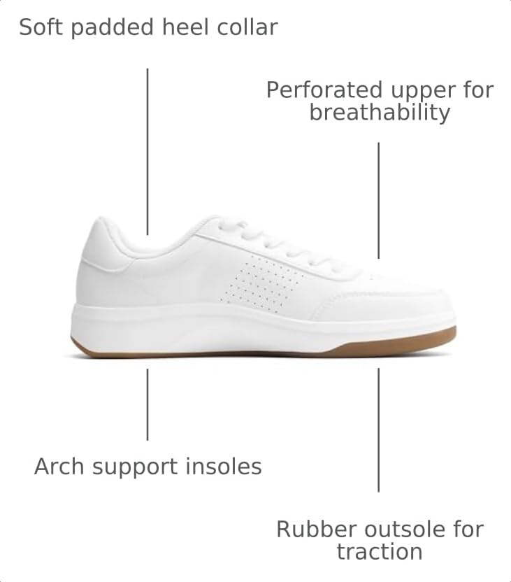 Image of Bruno Marc Men's Casual Dress Sneaker Shoes | Comfortable Arch Support, Versatile Style for Daily Wear, Fashionable Lace-Up Shoes