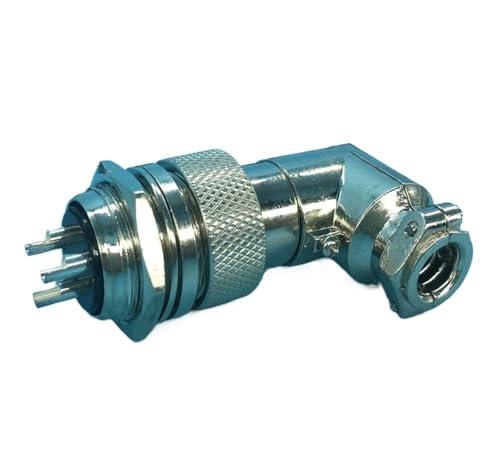 Prise mâle GX20 3 broches pour réparer un connecteur d'alimentation coudé M20