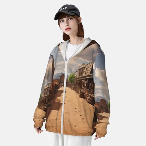 Chaqueta para hombre con protección solar UPF 50+ y capucha miniatura 4