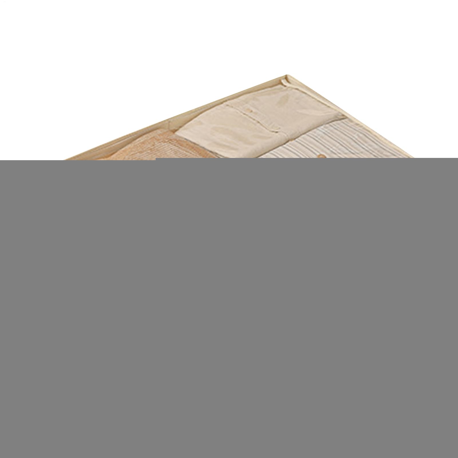 Bac de rangement à roulettes 57x42x30 cm conteneur étanche pour chambre et camping