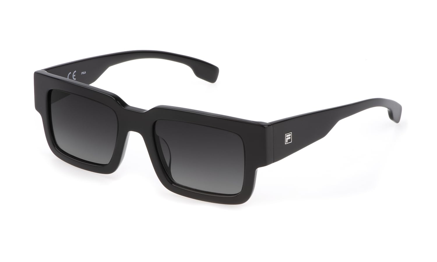 Fila SFI314V Occhiali, Shiny Black, 51 Unisex Adulto, nero luccicante