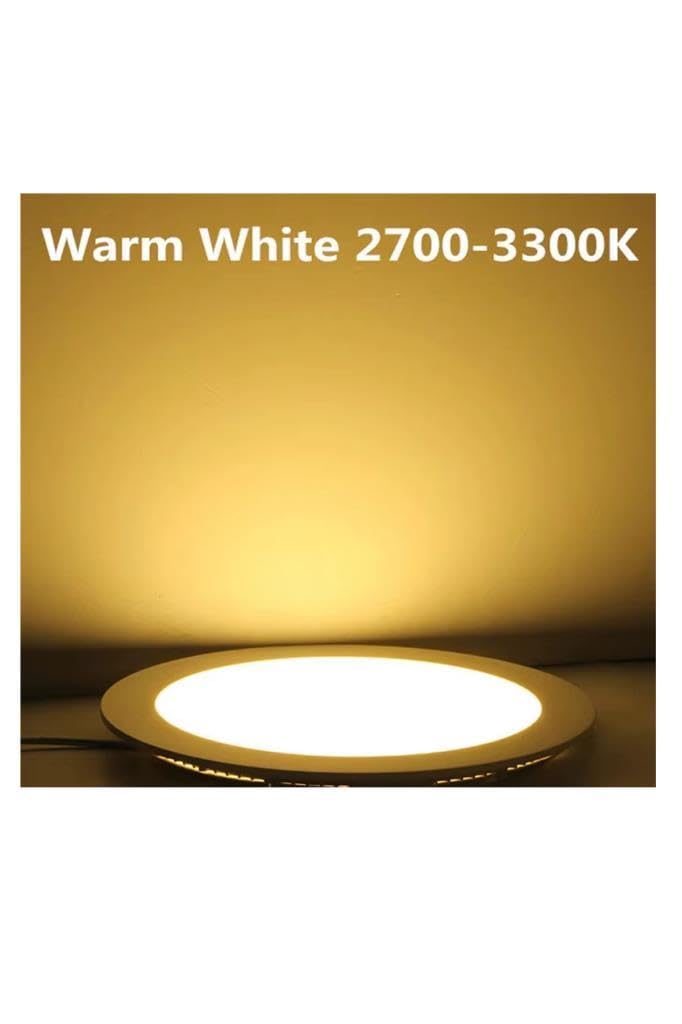12W Slim Led Panel Sarı 3200K Sıvı Altı Gömme Spot Lamba