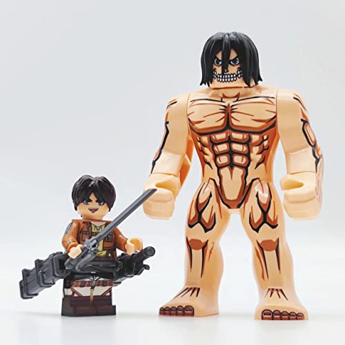 8Pcs Anime Building Sets Attack Action Figures Titan Small Figures For Fans #TOP6