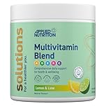 Applied Nutrition Solutions Multivitamin Powder - Daily Multivitamin Drink with Essential Vitamins & Minerals, Energy Immune & Wellness Support Zero Sugar (150g - 30 Servings) (Lemon & Lime)