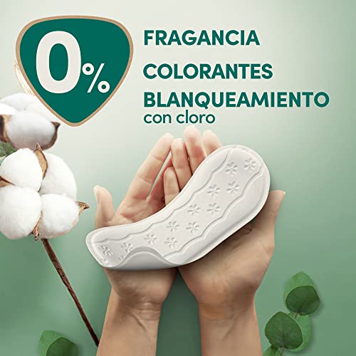 Carefree Protegeslips de Algodón Orgánico, Hipoalergénico y Transpirable, Normal, 30uds - imagen 4