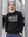 New York Fashion Police That's What I Do I Drink and I Know Things Men's Sweatshirt Tyrion Sweater XL Black