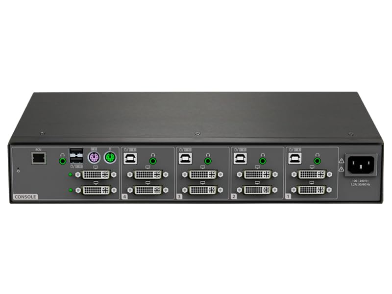 Image of Vertiv Cybex SC940DVI-400 Secure KVM Switch 8-Port DisplayPort DVI NIAP TAA