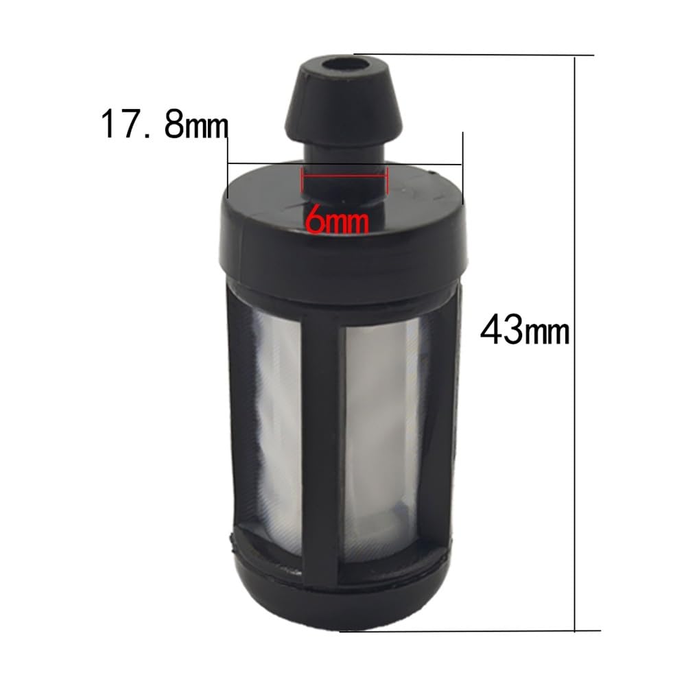 Kit de 5 mangueras y Filtro de Combustible Compatible con motosierras MS180, MS170, 018 y 017. Pieza de Repuesto for Herramientas de jardín.