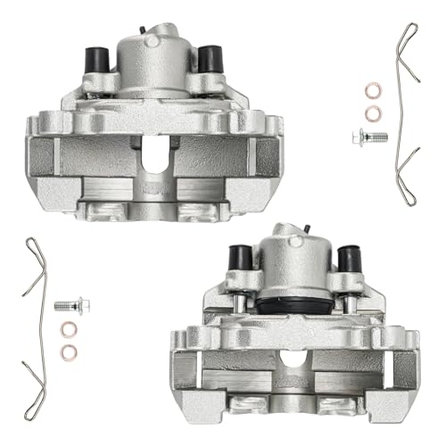 Image of PHILTOP Front Brake Caliper 19-B2974, 19-B2975 Compatible with 2005-2018 Volkswagen Jetta, 2012-2019 Volkswagen Beetle, 2010-2014 Volkswagen Golf, 2006-2009 Volkswagen Rabbit, 2010-2013 Audi A3