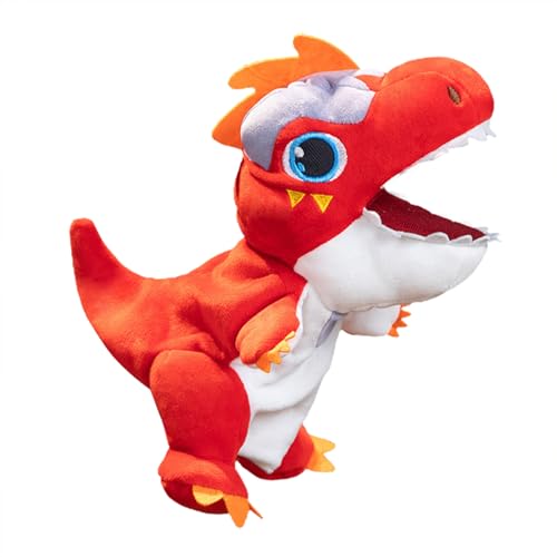 Marionnette Dinosaure À Bouche Articulée – Peluche Dinosaure, À Tenir À La Main | Marionnette pour Jeux De Rôle Créatifs, Accessoire d'apprentissage Interactif, pour des Histoires Éducatives