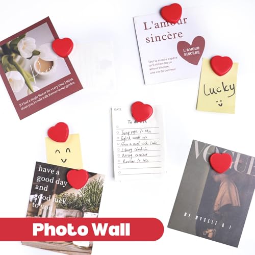 Imanes Decorativos Corazón Rojo 20 Piezas miniatura 5