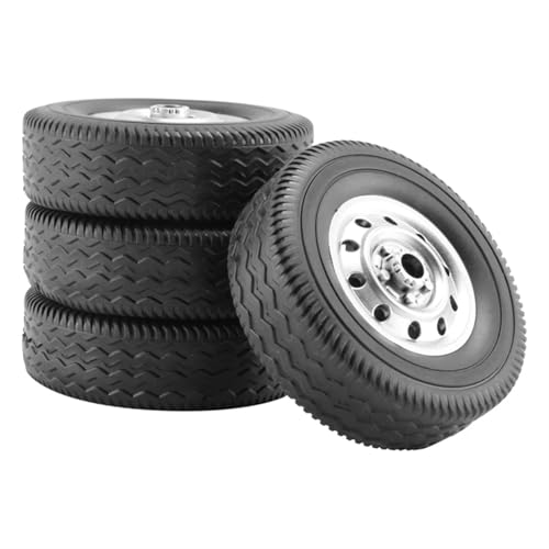 RC�^�C�� For WPL D12 1/10 RC �g���b�N �J�[ DIY �A�b�v�O���[�h �X�y�A�p�[�c �����p�A�N�Z�T���[ 4�� �z�C�[�� �^�C��