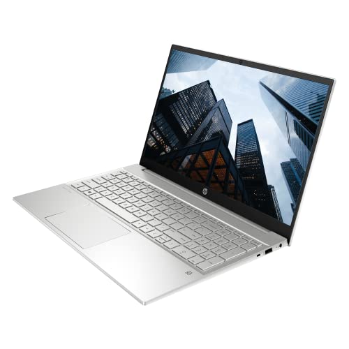 Image of HP Pavilion Laptop, 15.6 inch FHD Display, Intel Core i7-1165G7 Processor, 64GB RAM, 2TB PCIe SSD, Webcam, HDMI, MicroSD Card Reader, Wi-Fi 6, Windows 11 Pro, Silver