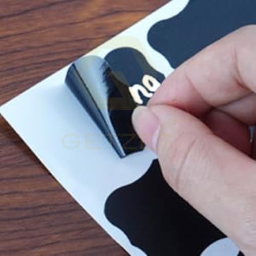 Image of 120 pcs Waterproof Chalkboard Labels Stickers, Reusable Craft Kitchen Self-Adhesive for Seasoning Jar Stickers Use for Jar Bottle, Craft Rooms, Office, Home & Kitchen. (1 Pen)