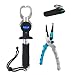 HJJS Fishing Pliers (Air-craft Grade Aluminum) and Fish Gripper (Stainless Steel) in a Combined Set of Fishing Tools