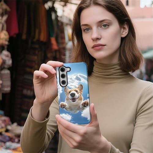 Coque Samsung S23 Plus silicone motif corgi imprimé - 6