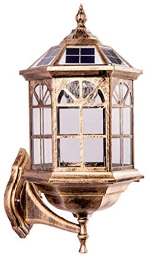 Wall lamp Outdoor Creative Personality Outdoor Waterproof Terrace Villa Community European-Style European-Style Solar Wall Light