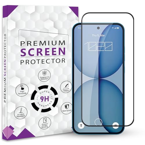 Image of Premium Tempered Glass Screen Protector Guard For Nothing Phone 4a 5G (6.78 Inch, Pack of 1) | Edge to Edge Coverage With Easy to installation kit