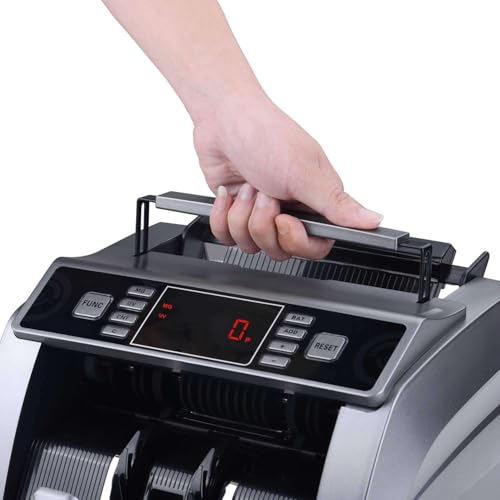 Image of swaggers Heavy Duty Cash Counting Machine with MG, UV, IR Fake Note Detection Updated for All New and Old Indian Notes 10,20,50,100,200,500,2000 (Swaggers1909)