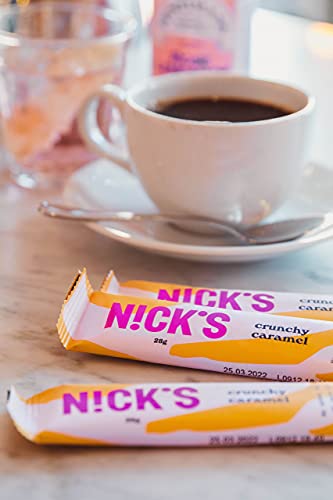 NICKS Crunchy Caramel reep met krokante karamel & amandelen gewikkeld in melkchocolade zonder toegevoegde suiker… - Afbeelding 7