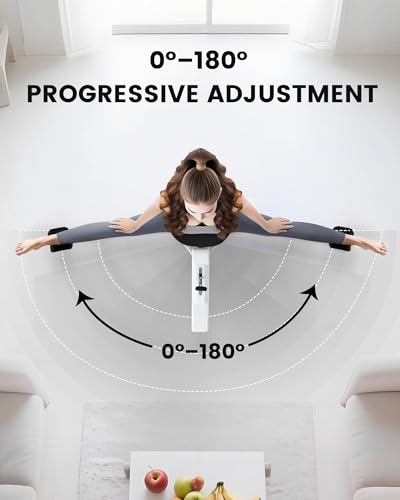 Image of Split Machine, Leg Stretcher Splits Machine for Flexibility, 0-180 Adjustable Home Stretch Machine for Balle, Cheerleading Dance, Gymnastics and Other Sports, 330lbs Capacity